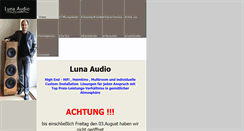 Desktop Screenshot of luna-audio.de